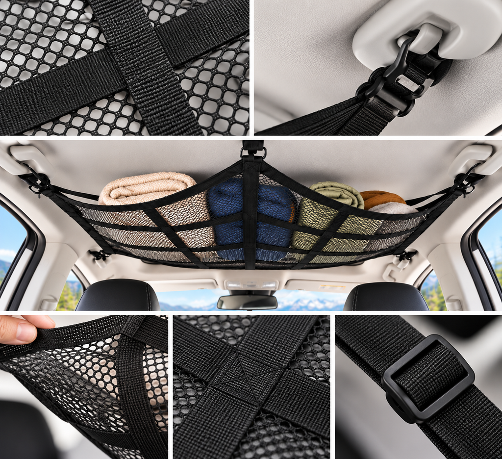 Interior Car Roof Storage Net