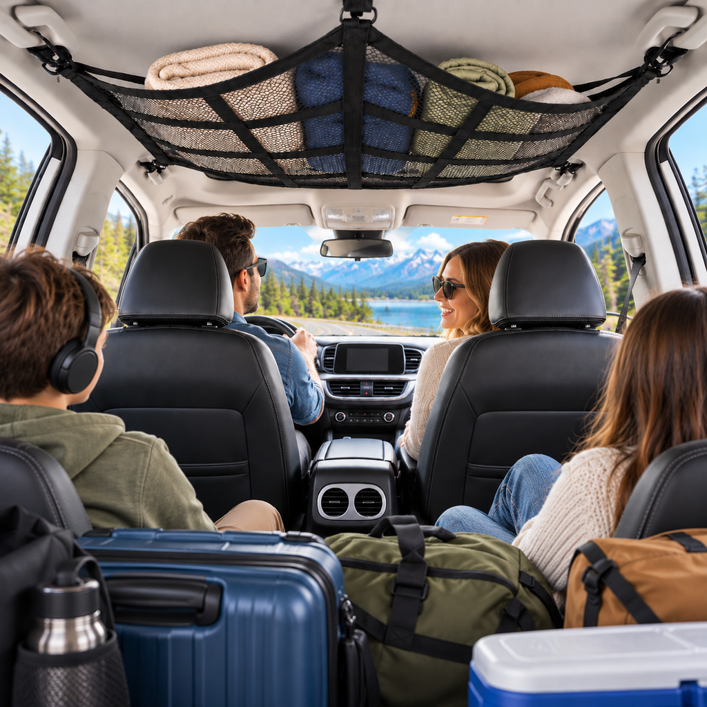 Interior Car Roof Storage Net