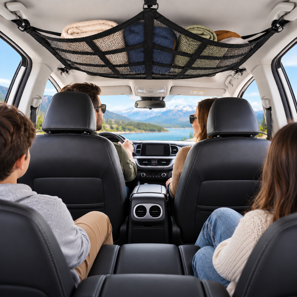 Interior Car Roof Storage Net